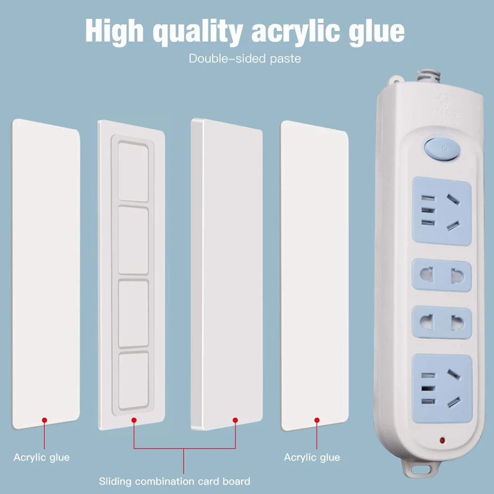 2 предмета самоклеющиеся Мощность держатель ленты настенное крепление для