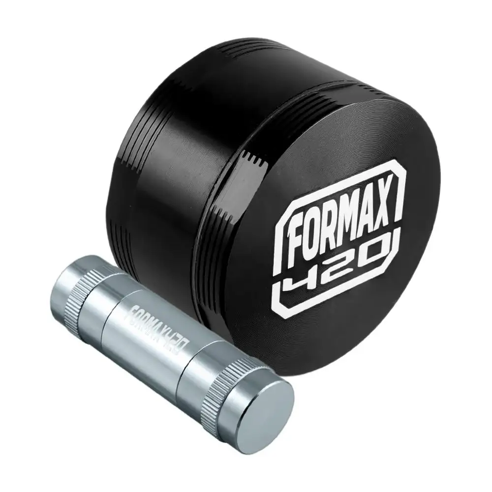 Formax420 4 части 62 мм серый алюминиевый измельчитель трав с пыльцеуловителем