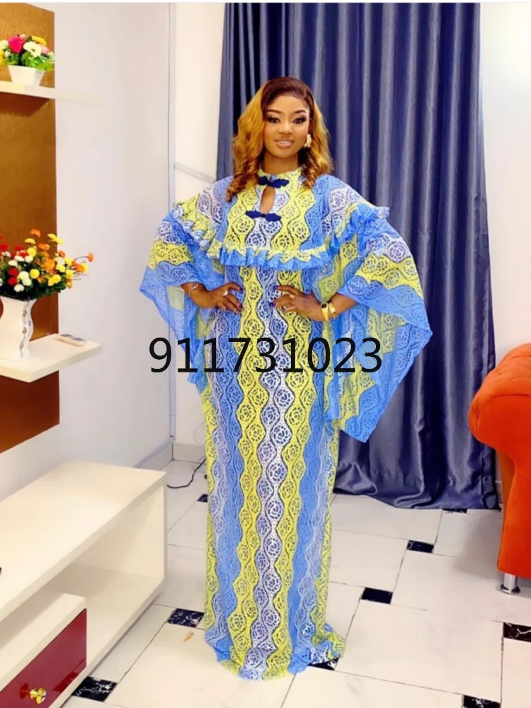 Африканское платье-макси Дашики для женщин Новая африканская мода Свободное