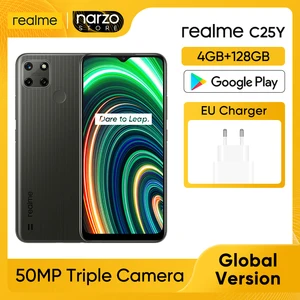 realme c25y global version 4gb 128gb 5000mah 50mp triple camera 6 5 display unisoc t610 free global shipping