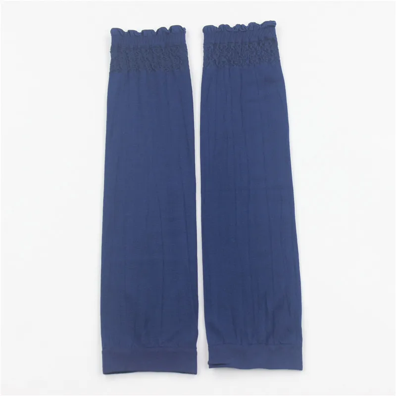 Navy Blue 1 пара мусульманских нарукавников абайя хиджаб ислам ic рукава нарукавники мягкие и тянущиеся для женщин девочек оптом - Цвет: Navy Blue