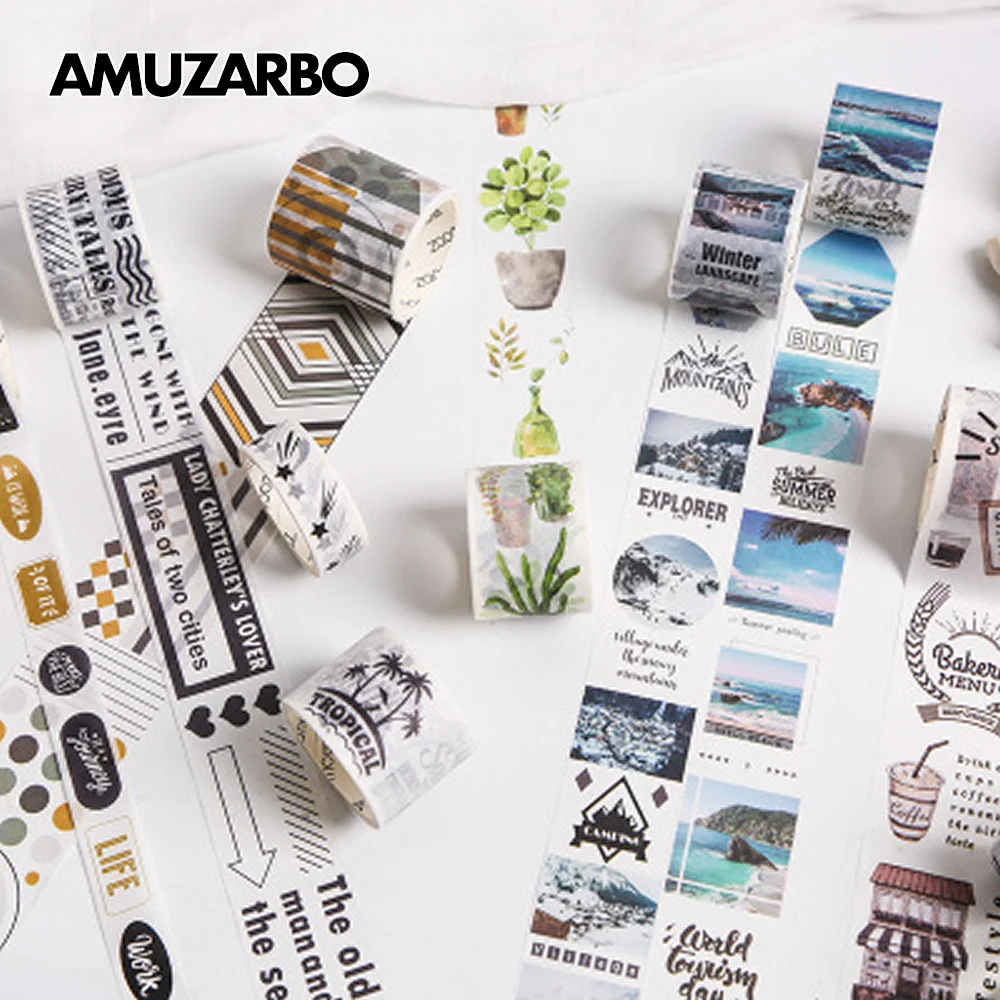 1 шт. декоративная лента наклейка для дневника|Офисный скотч| |