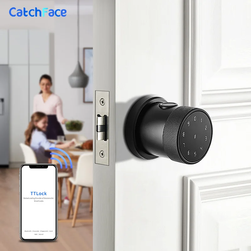 Электронный смарт замок cerradura inteligente с цифровым ttlock и кодом отпечатков