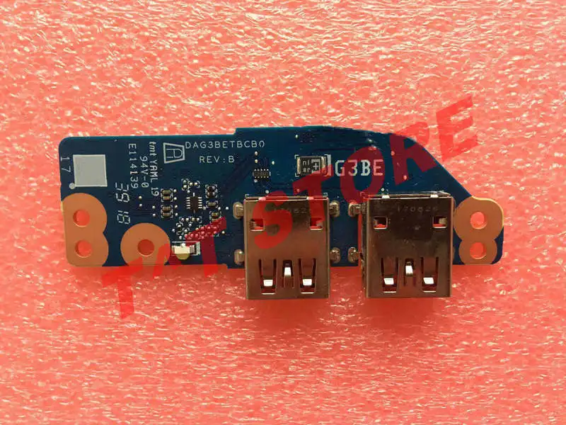 Оригинальная плата интерфейса USB для ноутбука HP 17-AN 17-AN012DX DAG3BETBCB0 бесплатная