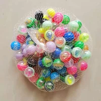 100pcpack 32mm transparent plastic surprise ball capsules toys for capsule toy vending machine