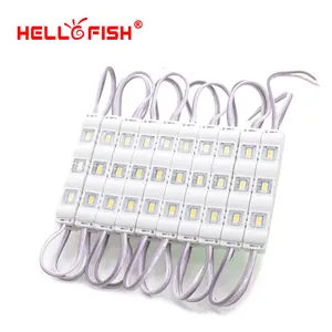Hello Fish, 100 шт., 12 В постоянного тока, 5630, 3 модуля светодиосветодиодный впрыска, светодиодсветодиодный из пластика белоготеплого белого цвета с номером отслеживания
