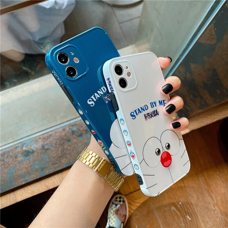 

Doraemon cartoon cute creative mobile phone cover for iPhone12/12promax/11pro/7/8/se/xr/xs/xsmax/8plus/7p girl mobile phone case