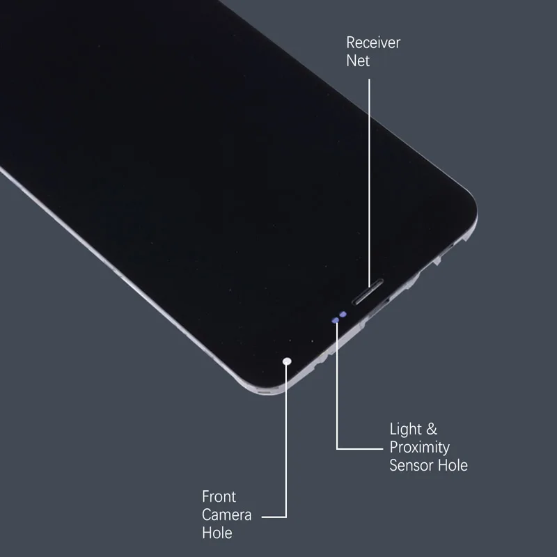 Дисплей для MEIZU M2 Note в сборе с тачскрином на рамке 5.5'' черный