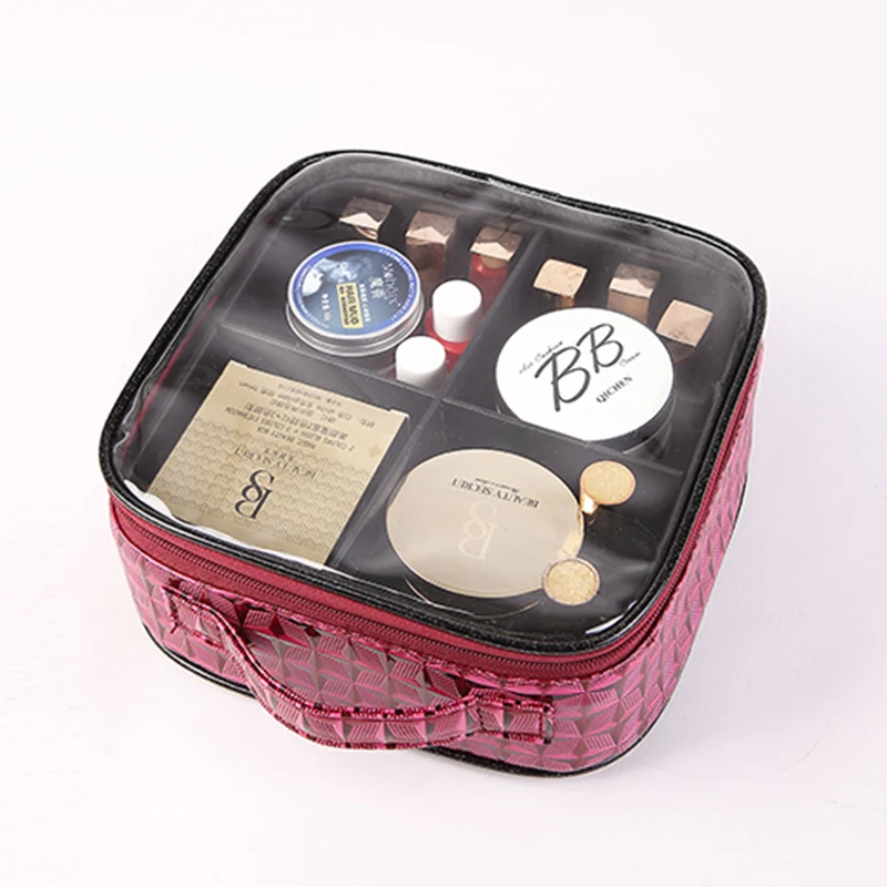 Косметичка из ПВХ для женщин модный роскошный Дорожный Чехол косметики легкая