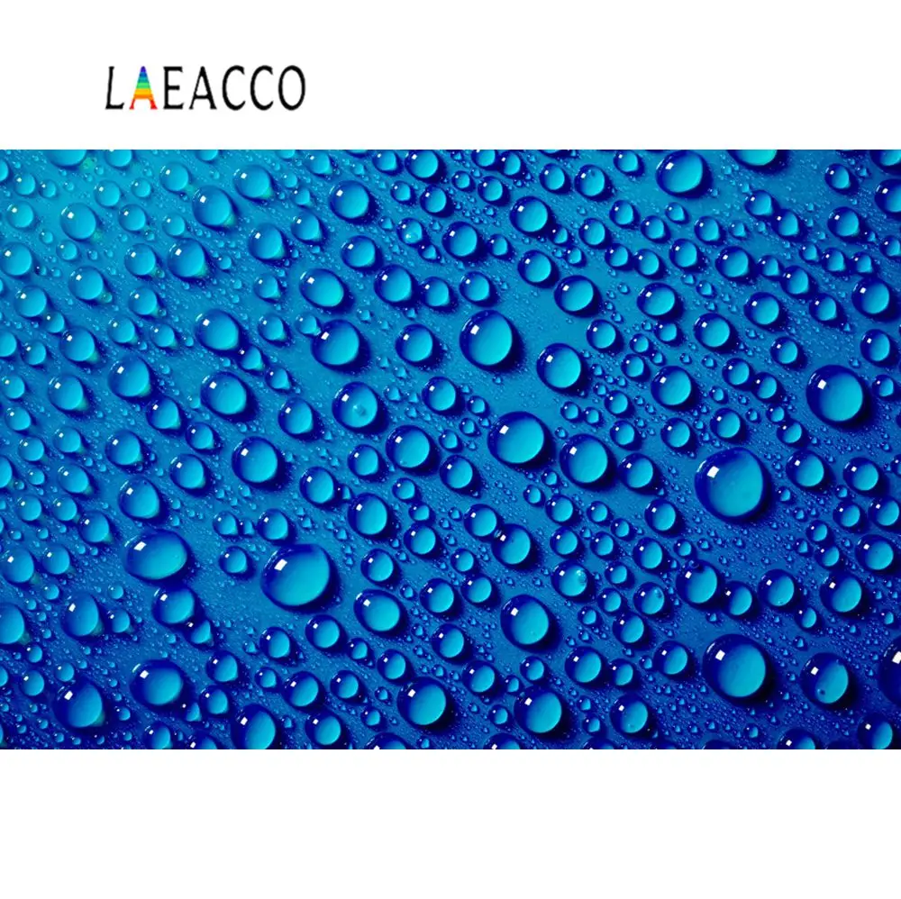 Laeacco Raindrops синие фоны с рисунком Портретные фотографии индивидуальные