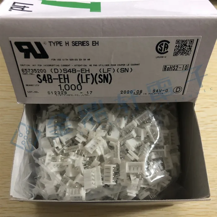 JST B4PS-VH 100% piezas nuevas con cabezal CONN R/A 4POS 3,96 MM-0