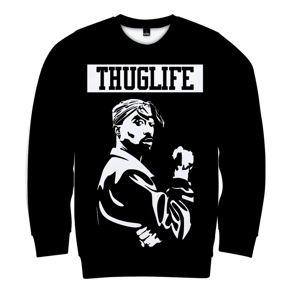 2pac 3D Повседневная Популярная крутая Базовая хип-хоп популярная модная удобная