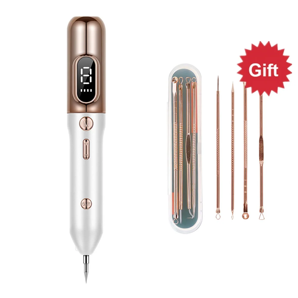 

9 Level LCD Face Skin Dark Spot Remover Mole Tattoo Removal Laser Plasma Pen Machine Facial Freckle Tag Wart Removal Beauty Care