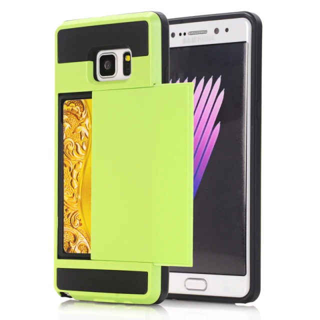Зеленый Противоударный чехол для Coque samsung S10Plus, чехол со слотом для карт, для samsung galaxy Note 10 Plus Pro S10E S10 S9 Plus, чехол для Note 9 - Цвет: Зеленый