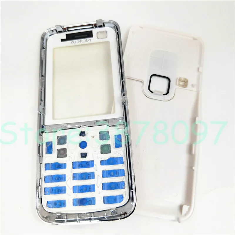 Новинка чехол для телефона Nokia 6120 6120C + клавиатура задняя крышка аккумулятора с