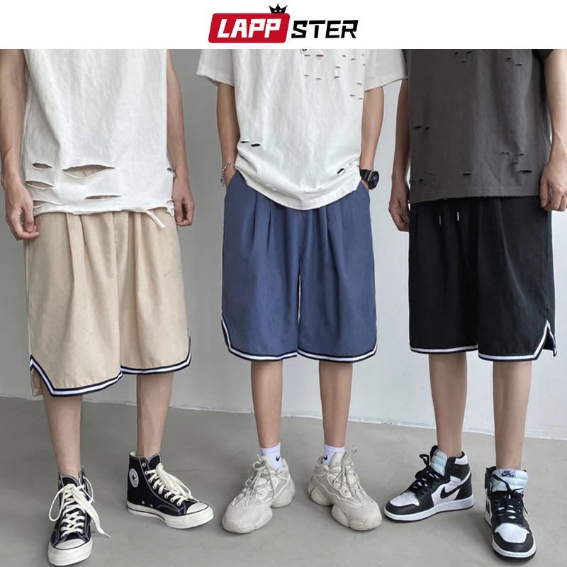 Шорты LAPPSTER мужские для бега уличная одежда в Корейском стиле Модные Винтажные
