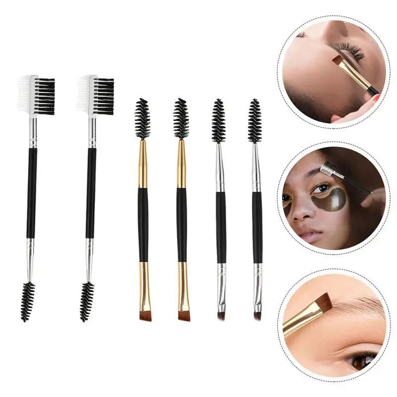 

6pcs Eyebrow Brush Comb Set Mascara Brushes Eye Shadow Brush Eyelash Brush