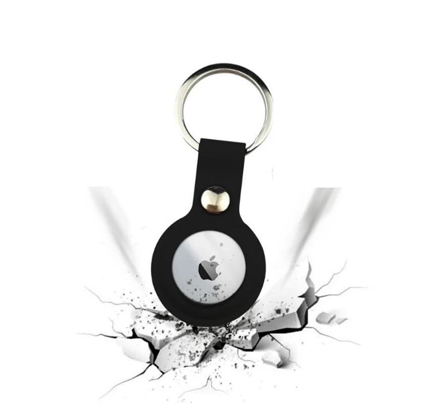 

PU Leather Case For Apple Airtags Protective cover For Apple Locator Tracker Anti-lost Device Keychain Protect Sleeve