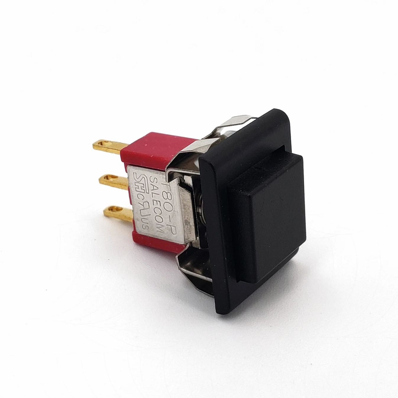 SH P8701-F22A квадратный защелкивающийся с рамкой 3Pin мгновенный SPDT Мини кнопочный переключатель