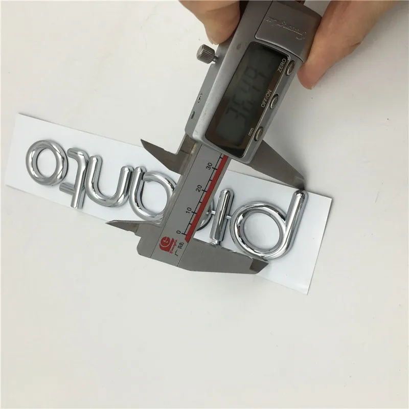 

For Kia Picanto Morning GTLine Rear Trunk Tailgate Emblem Logo Stickers