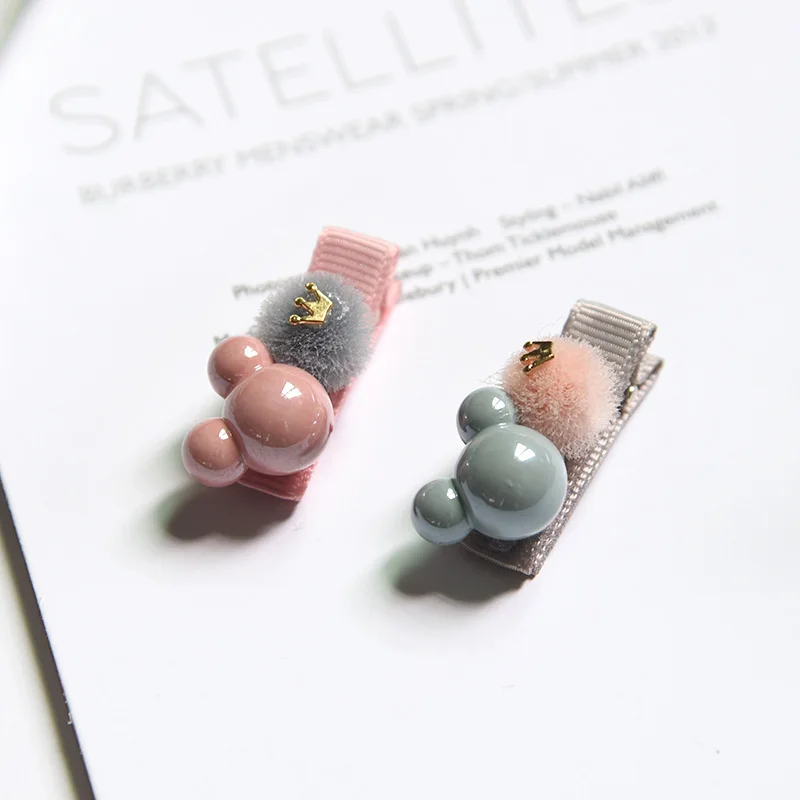 Заколка для волос малышей заколка милый цветок однотонный рисунок ручная работа