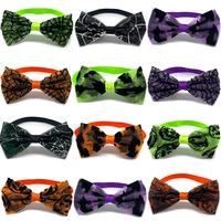 50100pcs halloween pet supplies pet bowties pet cat grooming accessories pet dog bow ties hand made pet products for small dog