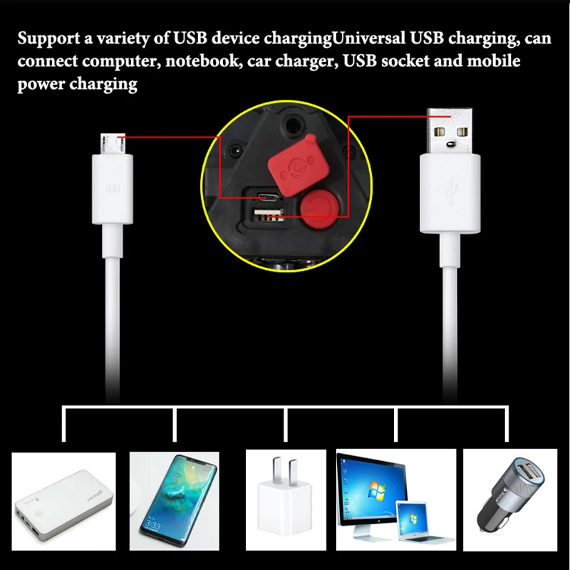 Multi-functional Portable Work Light Warning Lamp FlashLight Foldable USB Charging Working Emergency 3 COB LED Off-road 4 modes |