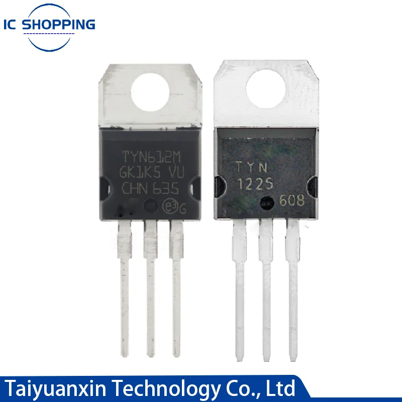 10 шт однонаправленный Тиристор SCR TYN412 TYN610 TYN612 TYN616 TYN625 TYN640 TYN812 TYN825 TYN1225
