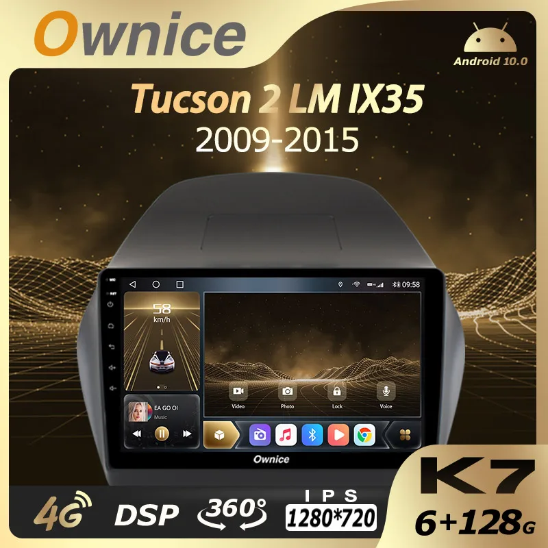 

Автомобильный мультимедийный плеер Ownice для Hyundai Tucson 2 LM IX35 2009-2015 2Din Android 10,0 автомобильное радио автомобильное аудио 6G + 128G 4G LTE 360 камера