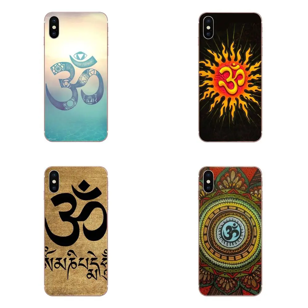 Aum Hinduism Om религиозный для Sony Xperia Z Z1 Z2 Z3 + Z4 Compact Z5 Plus M2 M4 XA XA1 XZ Премиум мягкий ТПУ