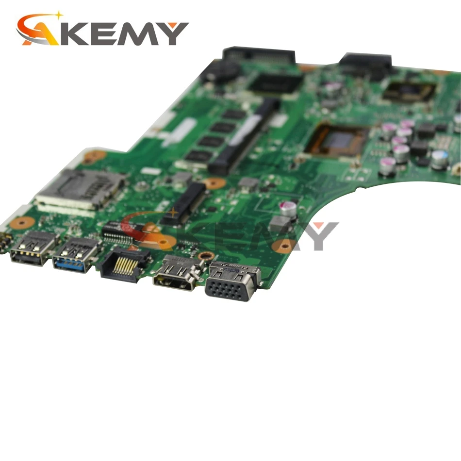 

Akemy X450CC Laptop motherboard For Asus X450CC X450C X450 Test original mainboard 4GB-RAM I5-3337U GT720M