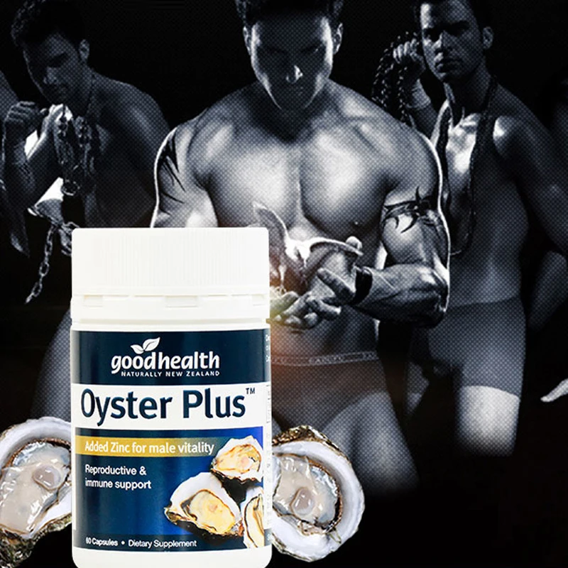 

GoodHealth Oyster Zinc Supplement capsule Men Prostate Health Male Vitality Vigor Stamina Sexual Function Endurance Reproductive