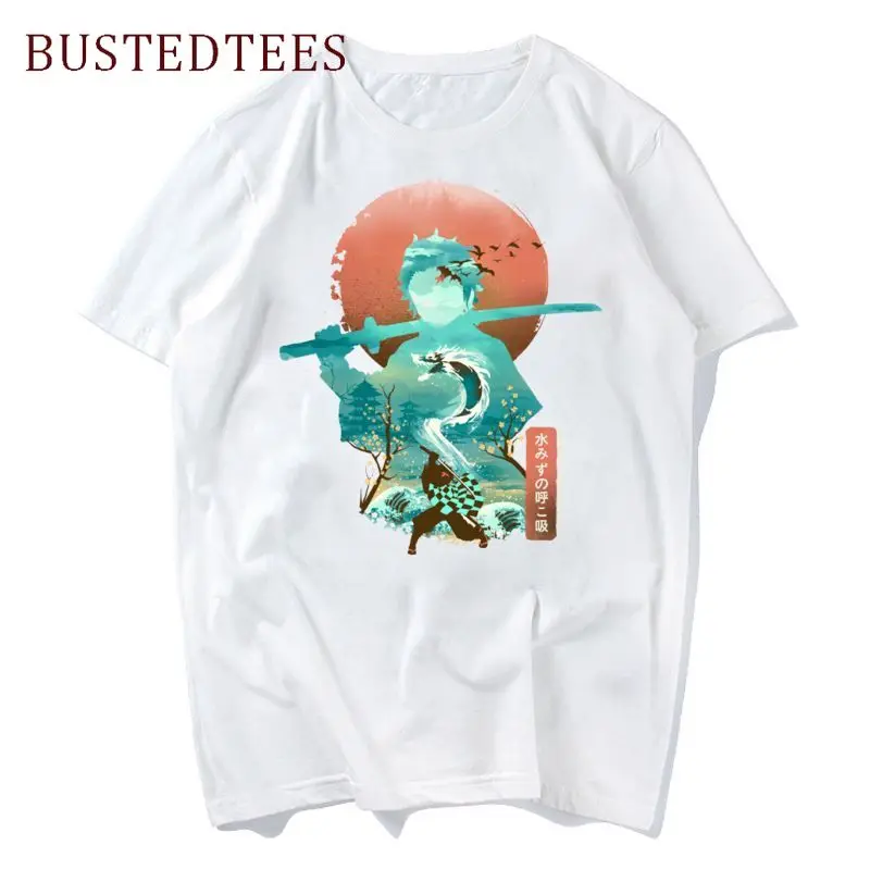 

Kimetsu No Yaiba Demon Slayer 2021 Hot Sale Anime Cartoon Harajuku Manga Mens T Shirt Funny Tanjiro Kamado Short Sleeve T-shirts