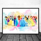 Алмазная 5D картина сделай сам, Набор для вышивки крестиком диснеевских принцесс, мозаика, алмазная вышивка, украшение для дома