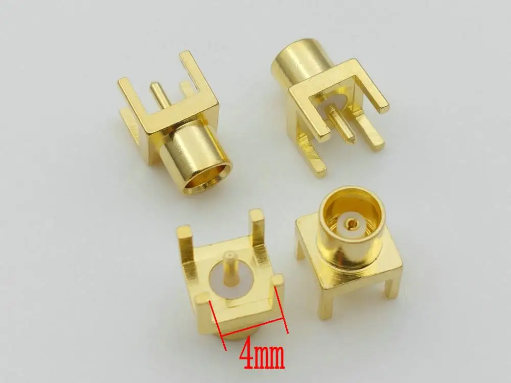 500 шт латунный радиочастотный коаксиальный разъем MCX женский прямой адаптер для