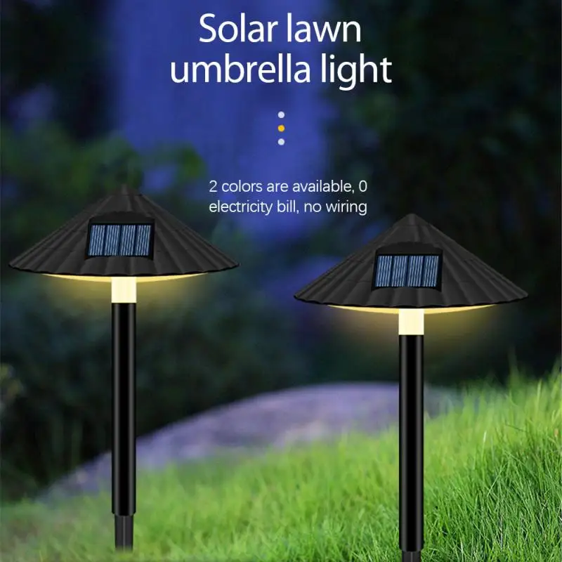 

LED Solar Garden Lights Outdoor Solar Powered Lamp Lantern Waterproof Landscape Lighting For Pathway Yard Lawn Decoration