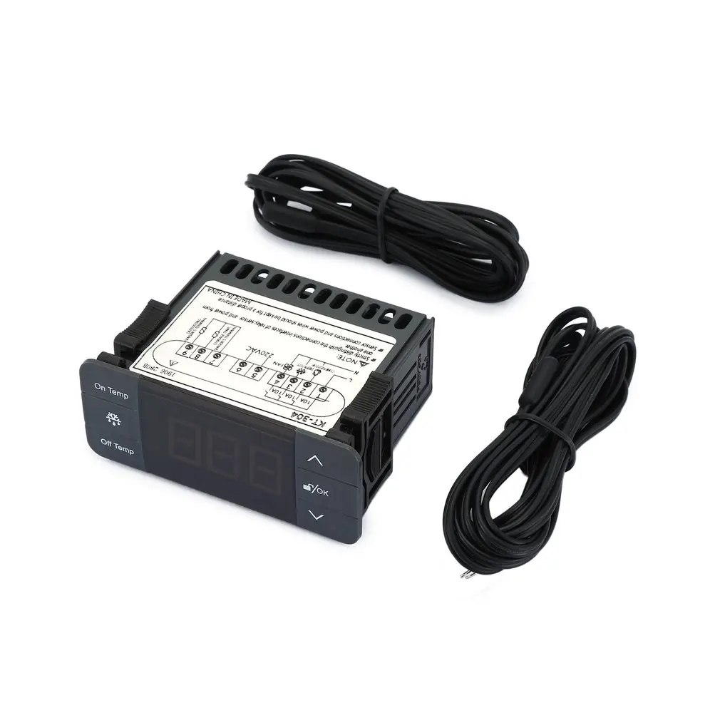 KT-304 Digital Temperature Controller Thermoregulator Thermostat Thermocouple Sensor with Refrigeration Defrost Fan Function |