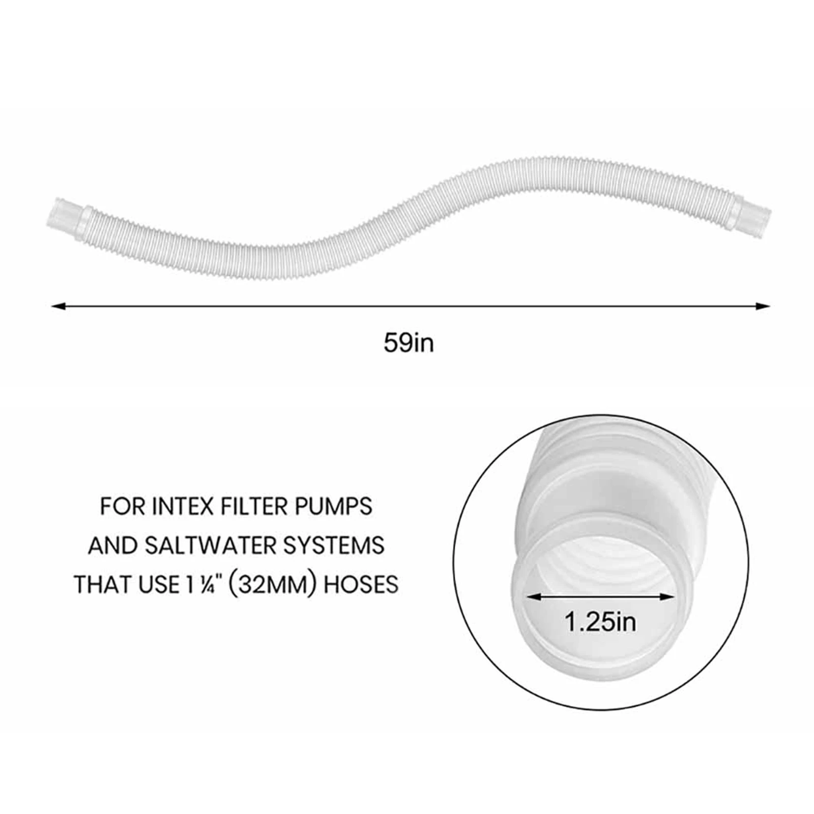 

Swimming Pool Replacement Hose Set Long Filter Swimming Pool Pump Accessories Hose Filter Pump Hose For Pool Pump Filter