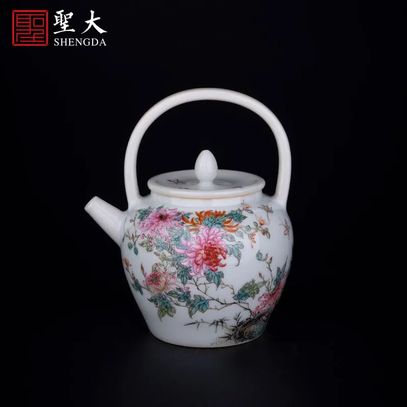 

Чайник Yuanxu с изображением розы, хризантемы, Цзиндэчжэнь, кунг-фу