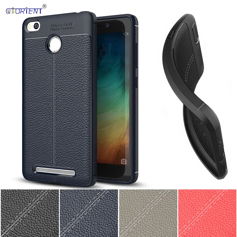 Силиконовый чехол для Xiaomi Redmi 3 s Prime из ТПУ кожаный телефона S3 Xiomi S бампер задняя