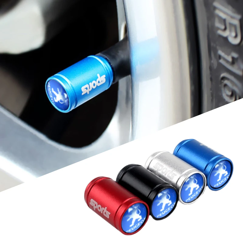 Колпачки для воздушных клапанов штока шины Peugeot 307 206 308 207 406 208 2008 3008 408 4008 5008
