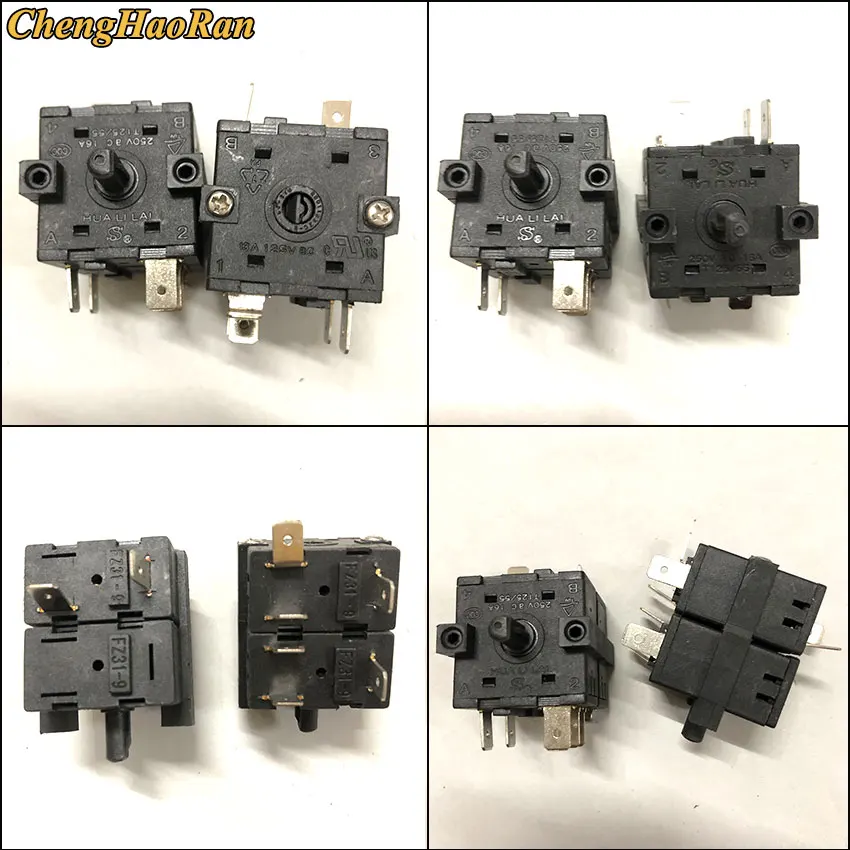 ChengHaoRan 1 шт. XK2 FZ31 9 переключатель двухслойный 6 контактный 8 4/6/7 поворотный 16 А 15 В
