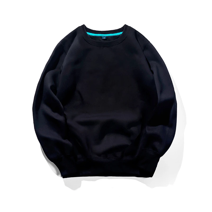 2020 Unsix Couples Men Sweatshirt Solid Casual Sportwear for Women Pullover Basic Hoodies Long Sleeve Black White |