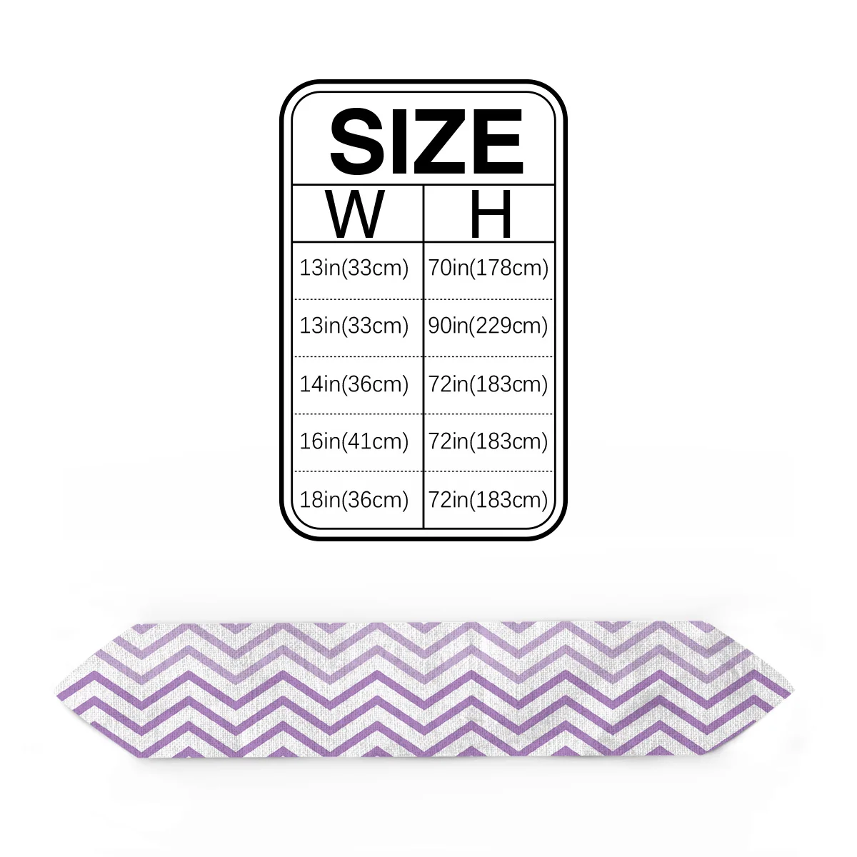 Geometric Ripple Stripes Gradually Purple Table Runner Christmas Decorations for Home Decorarion | Дом и сад