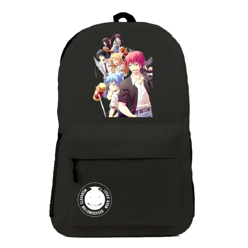 

Unisex Anime Cartoon Assassination Classroom Rucksack Korosensei Shiota Nagisa Student Backpacks