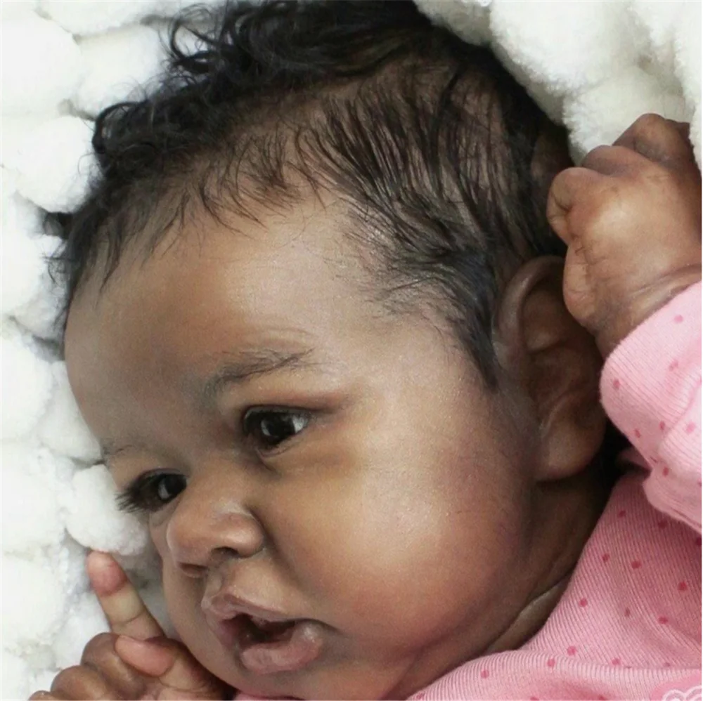 

cheap reborn doll with soft real gentle touch silicone vinyl Blank kit lifelike real touch unpainted free shipping