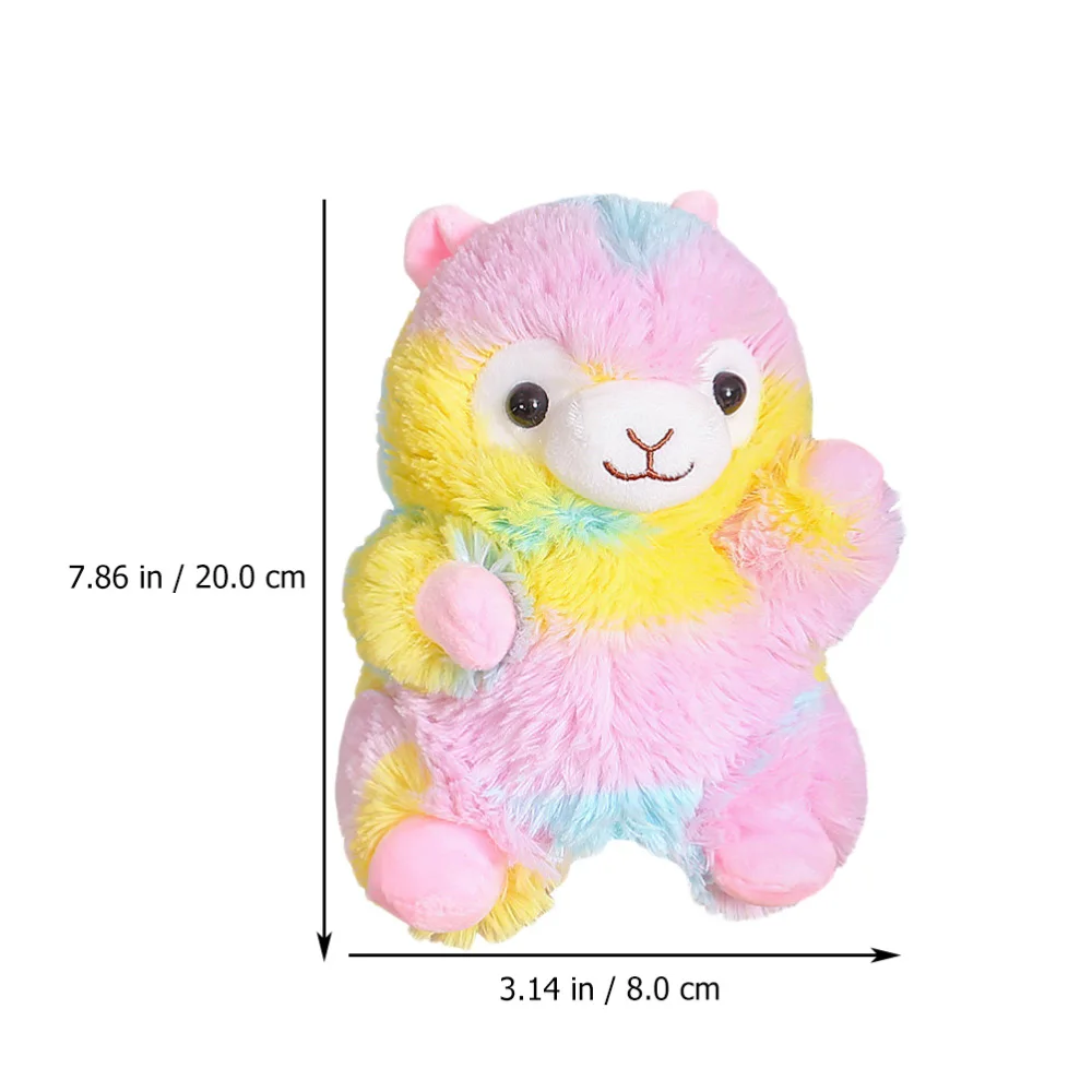 

1Pc Plush Alpaca Doll Hand Puppet Plush Doll Storytelling Plaything