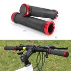 2 шт., Резиновые Нескользящие алюминиевые накладки на руль велосипеда