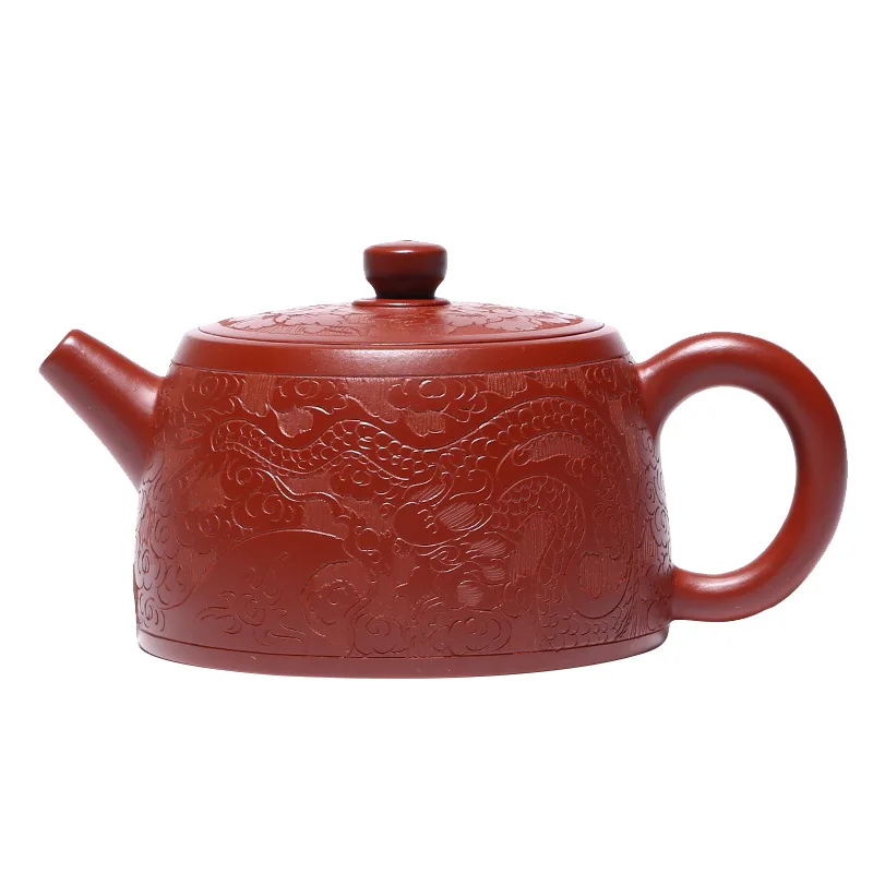 

Чайник Dahongpao Дракон и Феникс Jinglan, чайник из исинской пурпурной глины, чайник Xishi, китайские чайники Zisha, глиняная посуда ручной работы, чайная...