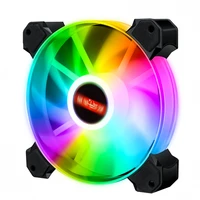 new 120mm pc case fan addressable rgb argb silent cooling fan with 2 hydraulic bearings for desktop pc computer accessories